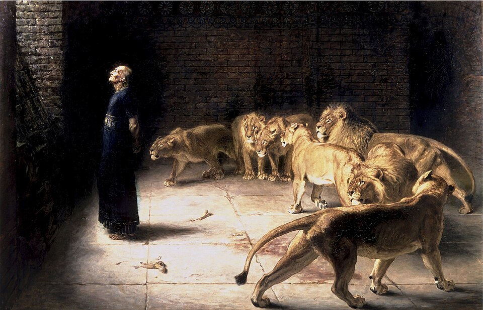 Daniel's Answer to the King — Briton Rivière, 1890